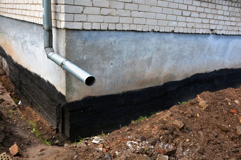 Foundation Drainage System Installation